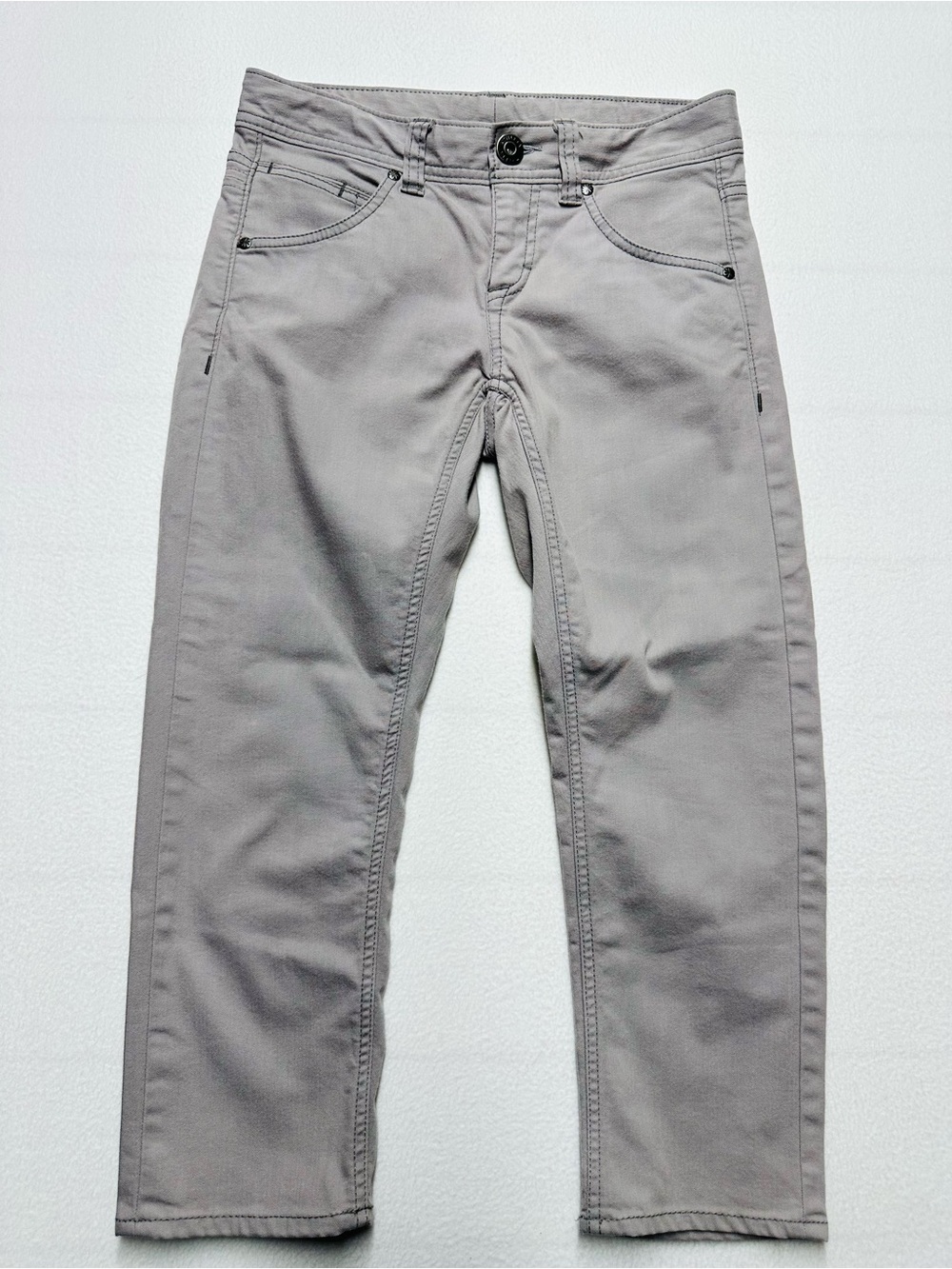Athleta Frontier Capri Pants Size 2 Gray Stretch Cropped Travel 405055